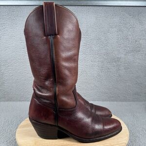 Frye Boots Mens Size 11 D Oxblood Red 2356 Leather Western Cowboy USA Rockabilly